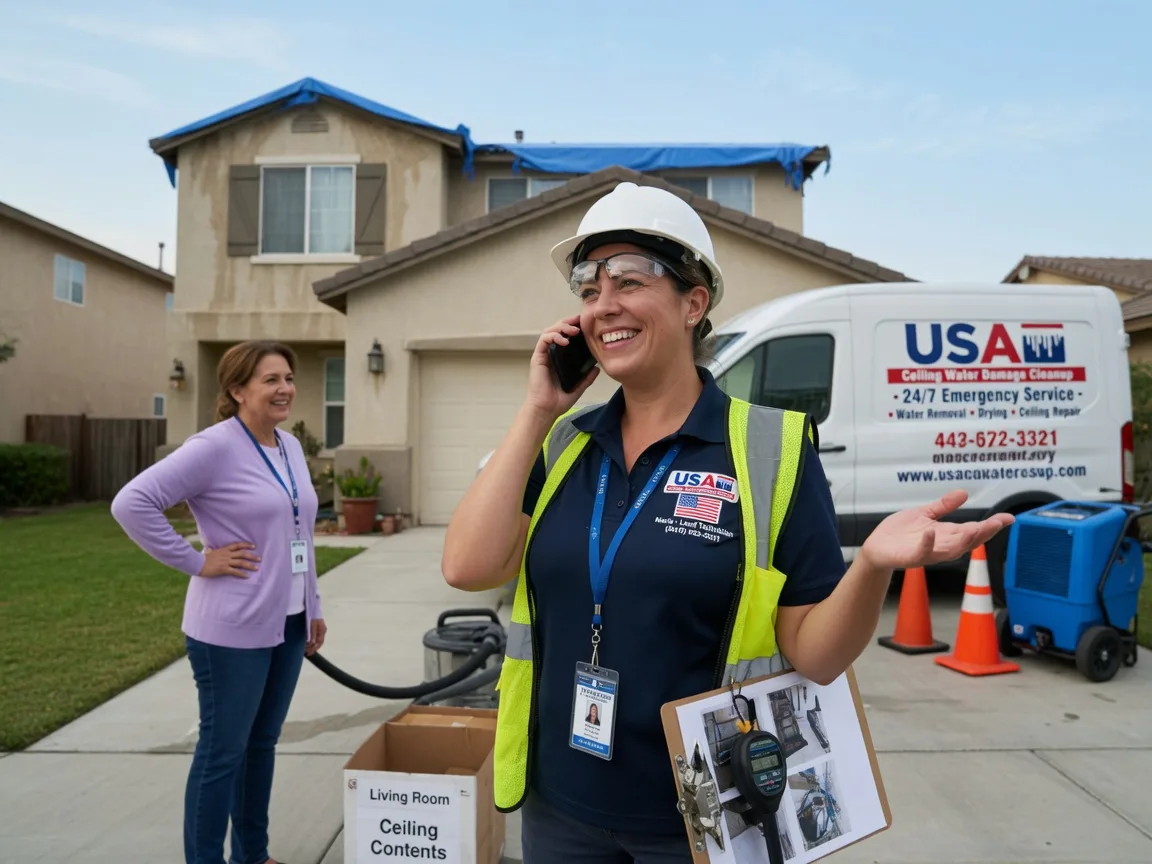 Ceiling Water Damage Restoration Walnut, KS FAQs